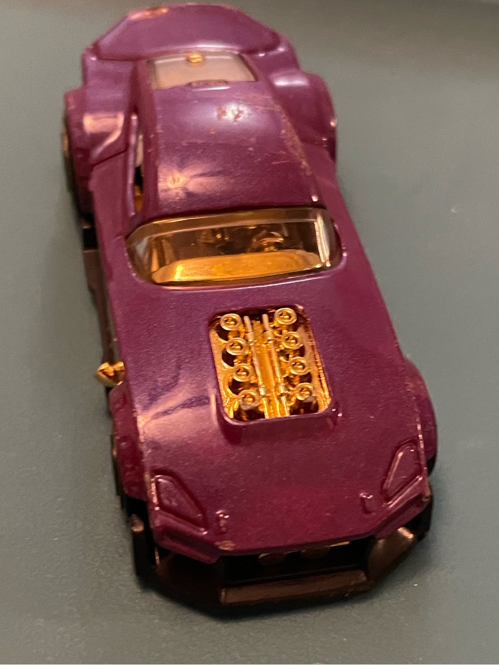 Hot Wheels 2025 57th Anniversary Pearl and Chrome Muscle and Blown car toy